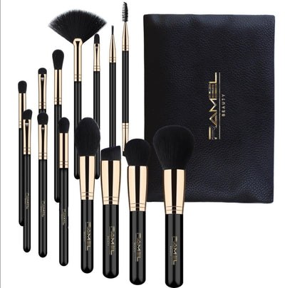 Black Gold Vegan Brush set (15pc) - Image #1