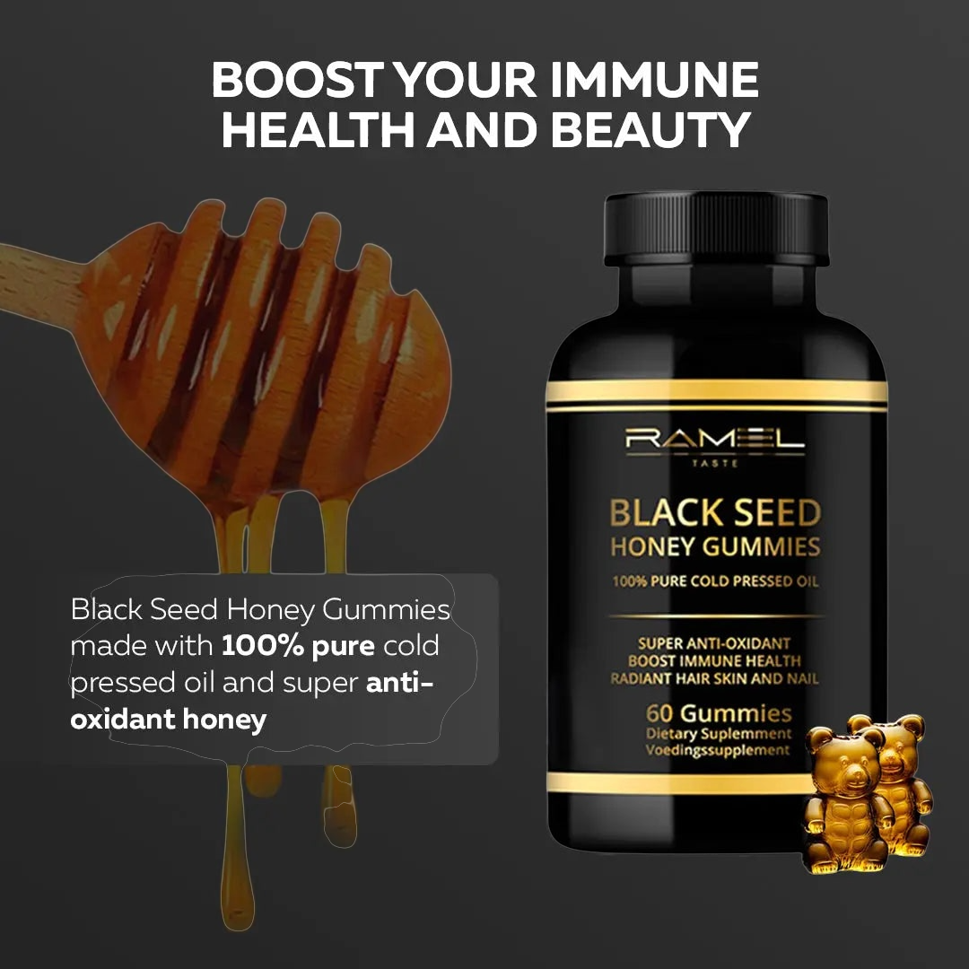 Bonbons gélifiés aux graines noires